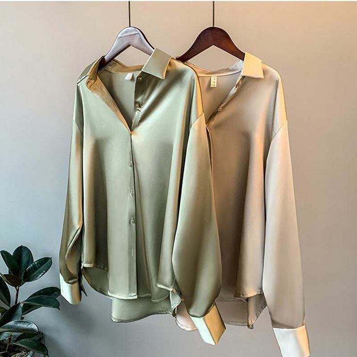 Shabira Shirt / Kemeja Satin Oversize / Atasan Wanita Satin/ Kemeja Satin Oversize