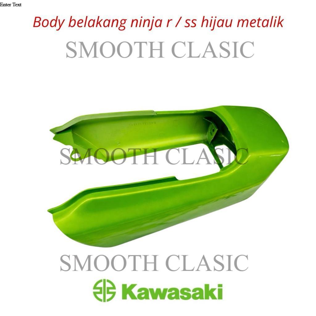 Body Belakang Kawasaki Ninja R / Ninja SS Hijau Metalik | Fairing Ekor Ninja R SS