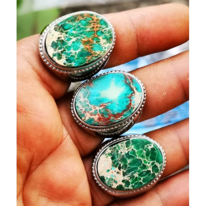 Batu akik natural pirus nevada antik