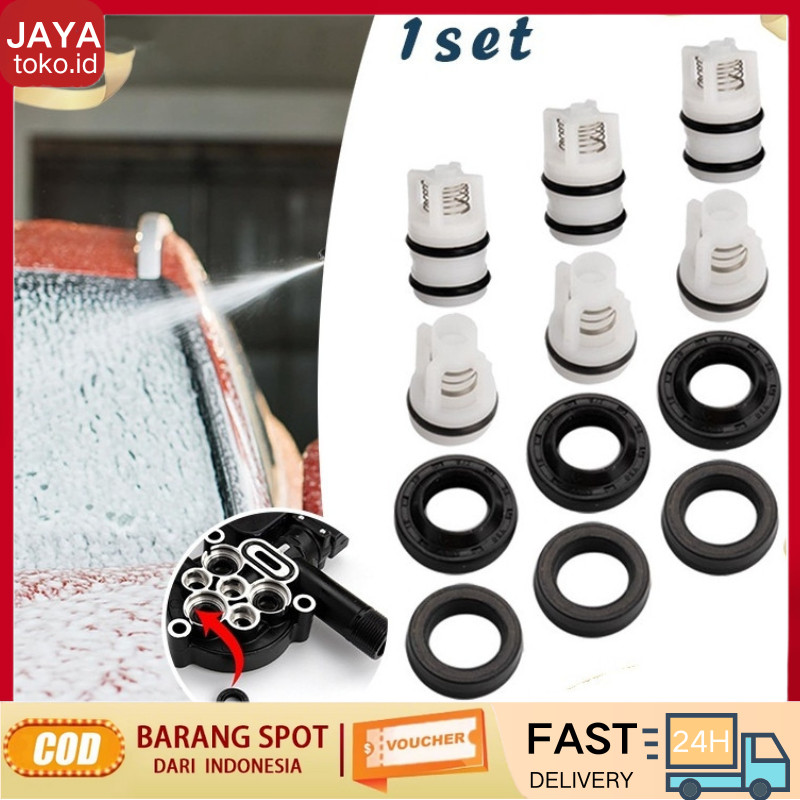Sparepart Jet Cleaner High Pressure 12pcs Oil Seal Water Seal Inlet Valve Outlet Valve Jet Cleaner