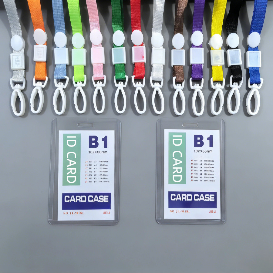 ID CARD B1 + TALI Set Name Tag Panitia Plastik Mika 6.5 x10.2cm