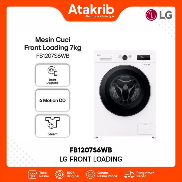 LG FRONT LOADING FB1207S6WB Inverter Direct Drive 7 Kg
