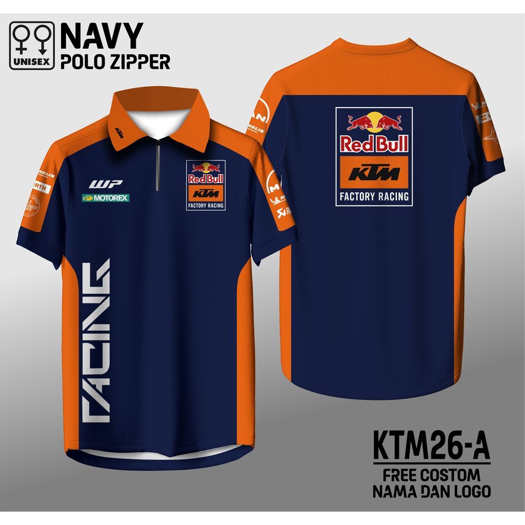 kaos ktm factory racing crew motogp jersey motogp motorex 2026 lengan pendek KTM26-A
