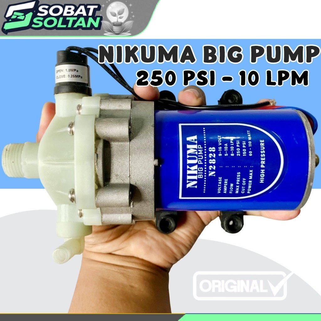 Pompa DC 12 V NIKUMA Bigpump N2828 250 psi 110 Watt