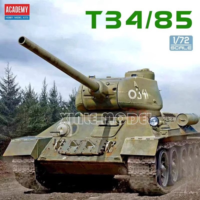 Academy Tank Model Kit 13421 Soviet Meum Tank T-34-85 1/72