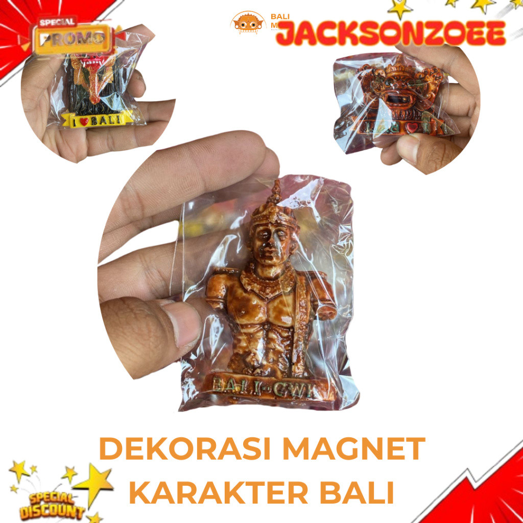 Magnet Barong Bali Resin - Magnet Karakter bali - Magnet Garuda Pancasila - Magnet Gwk - Magnet Garu