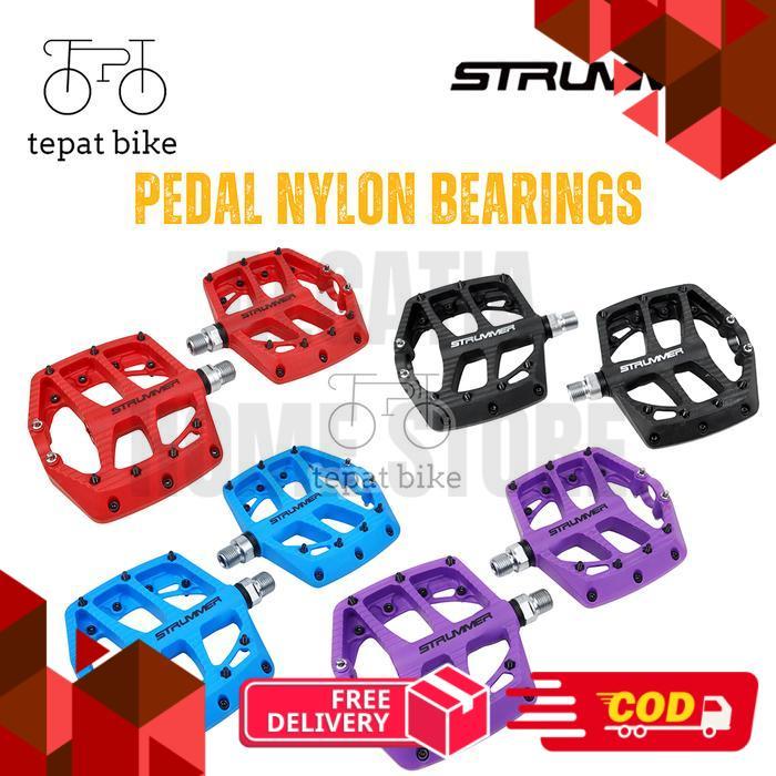 Pedal Strummer PD-N7 PDN7(9/16", Nylon, 2 Bearings) MTB BMX Commuter Federal Kalcer / As Besar - Mer