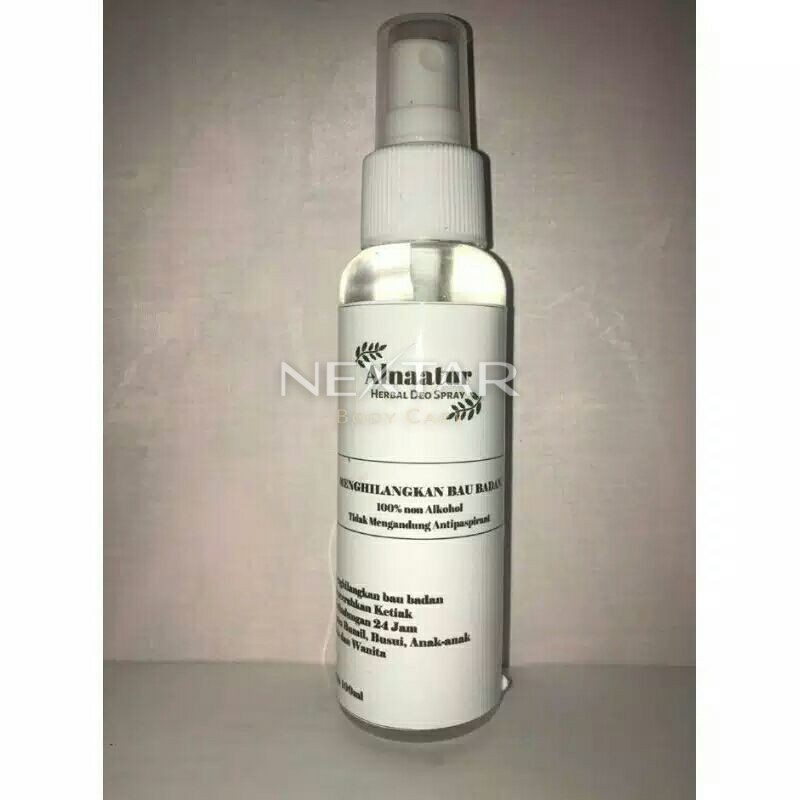 Natural alami deodorant Spray Tawas cair Alnaatur  non akohol COD, anak dewasa alami 100 ML