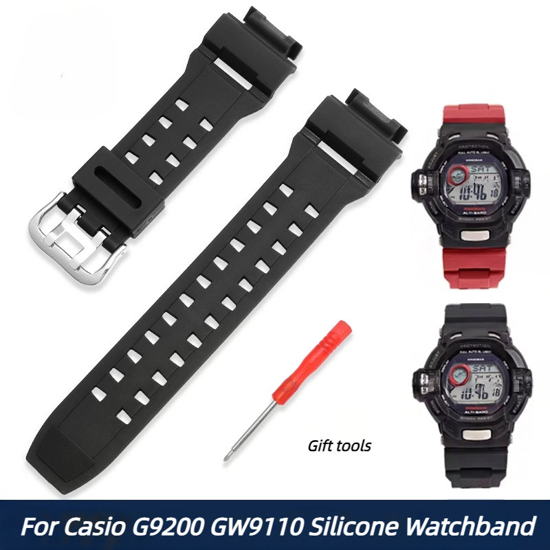 Silicone Wtaband For Casio G-SHOCK G9200 G9100 GW9200 GW9101 GW9102 GW9110 GW9125 Wta Strap Bracelet