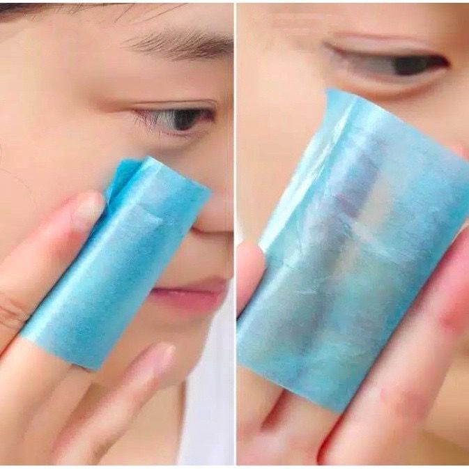 TGM - Kertas Linen Tissue Penyerap Minyak Tisu Linen Muka 50Pcs / Tisu serap minyak Oil Control Film