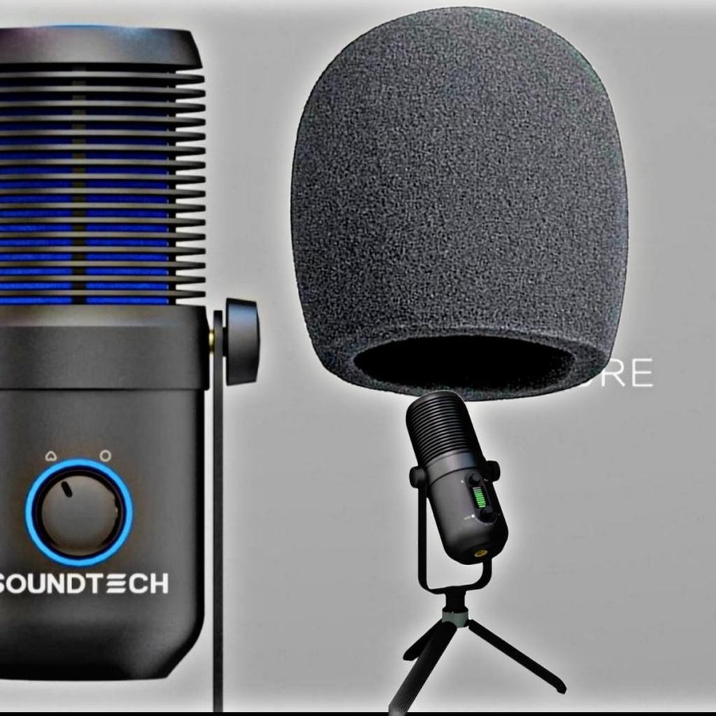 Foam Microphone Condenser Soundtech 2.0 USB - Soundtech 2.1 USB - Soundtech Lite 2.0
