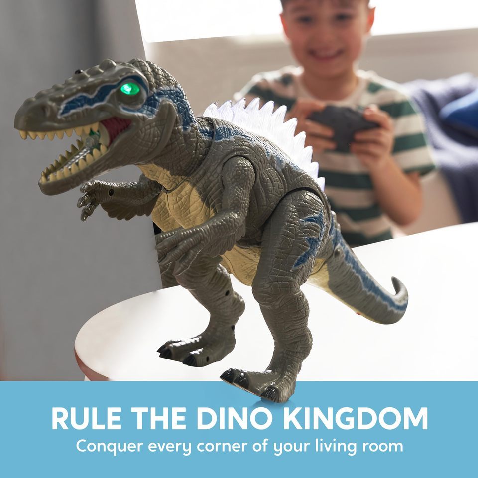 STEAM Life Remote Control nosaurs for Kids 3+, LED Light Up nosaurs, Velociraptor Robot Toy