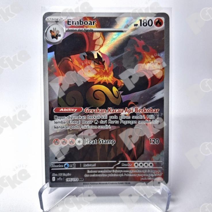 Kartu Pokemon TCG Indo - Emboar sv11s | 195/172 AR
