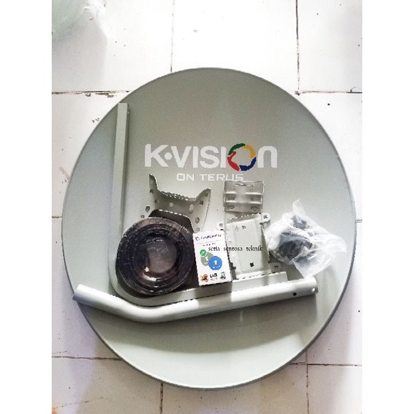 JAMIN MURAH dish odu 60 cm fullset k-vision/ Nex parabola(BISA LANGSUNG ORDER)