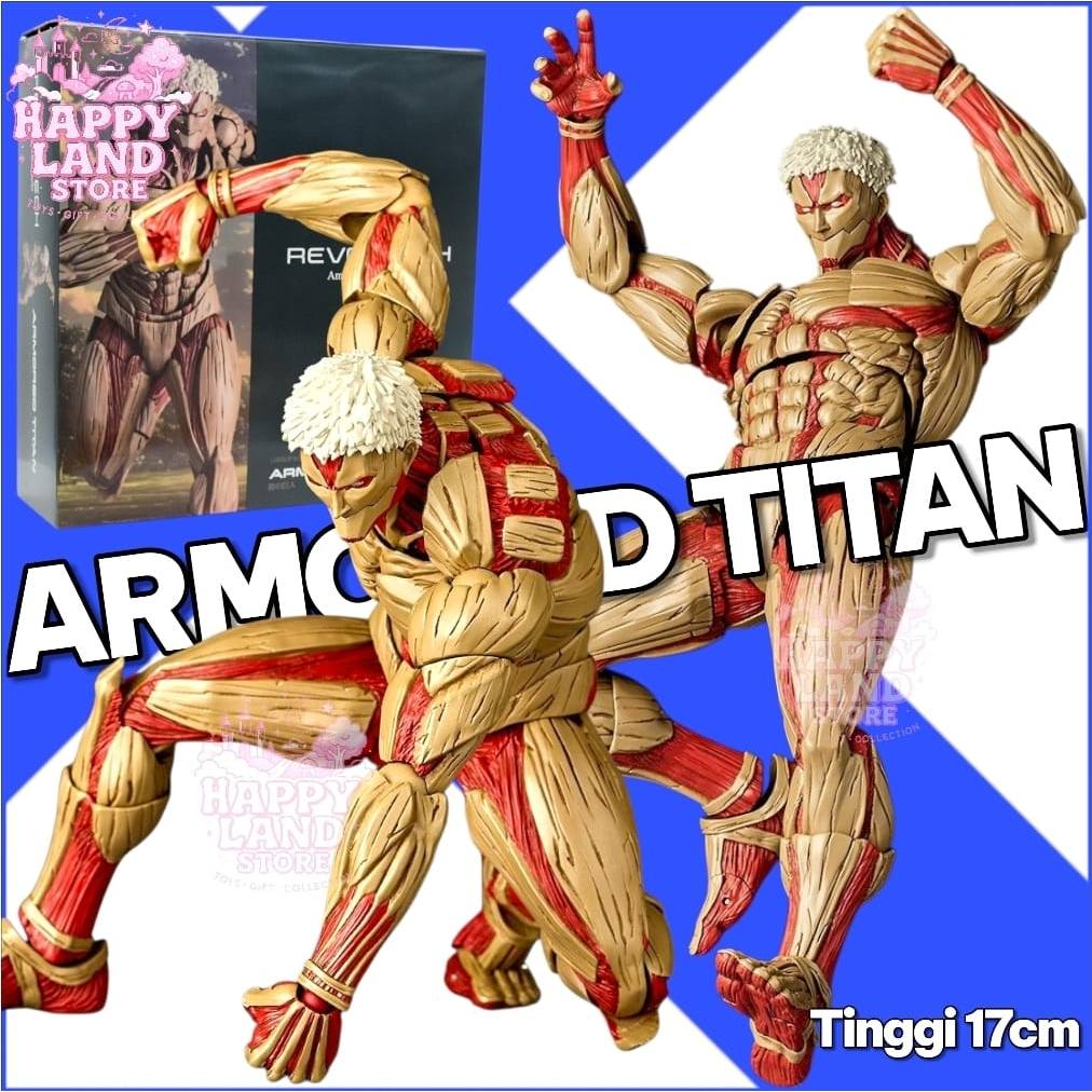 BARU Revoltech Attack On Titan Armored Titan Action Figure
