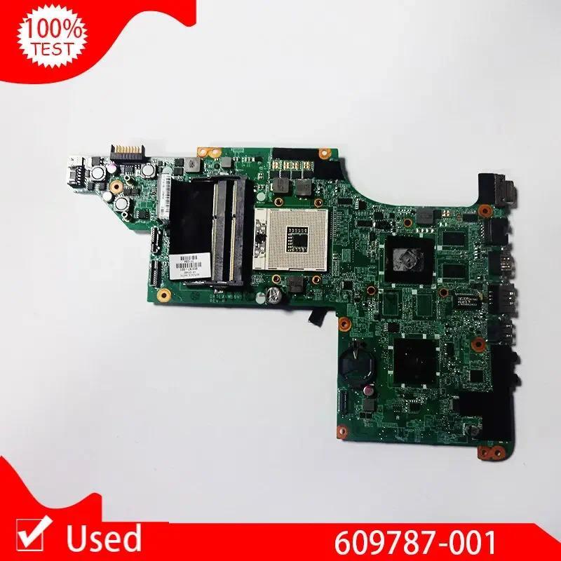 Used Laptop Motherboard For Hp Pavilion DV7T DV7-4000 609787-001 Hm55 ATI  HD5470/512 Ddr3 DA0LX6MB6