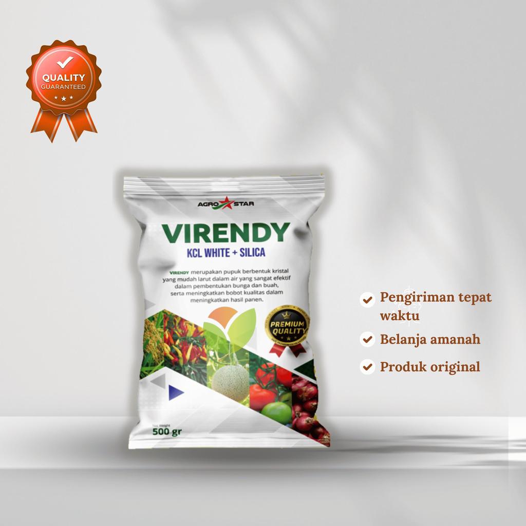 VIRENDY KCL WHITE PLUS SILIKA Serbuk Pupuk Nutrisi Umbi Dan Sayuran 500 Gram