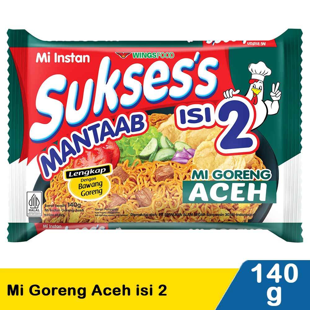 SUKSES'S MIE GORENG ISI 2 ACEH 140g