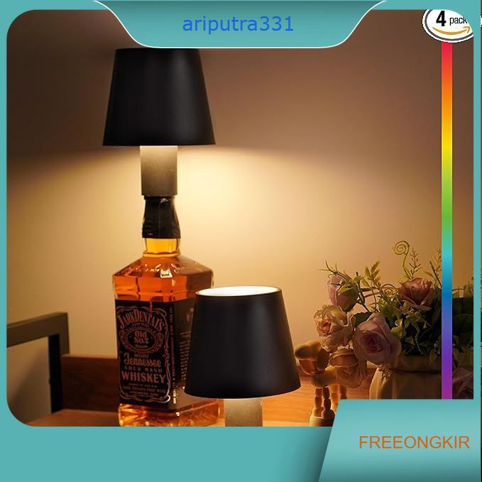 Lampu Meja Botol Wine / Lampu Hias Meja Lampu Touch Control / Lampu Meja Bentuk Botol RGB / Lampu Hi