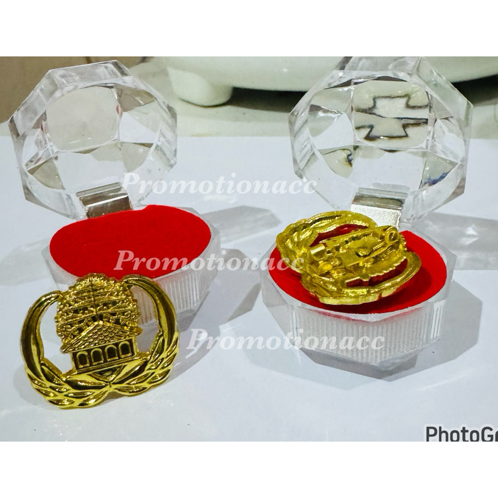 Pin Korpri KORPRI 3cm Peniti Pin Korpri ASN / P3K Logam Sepuh Emas PREMIUM Plus Box