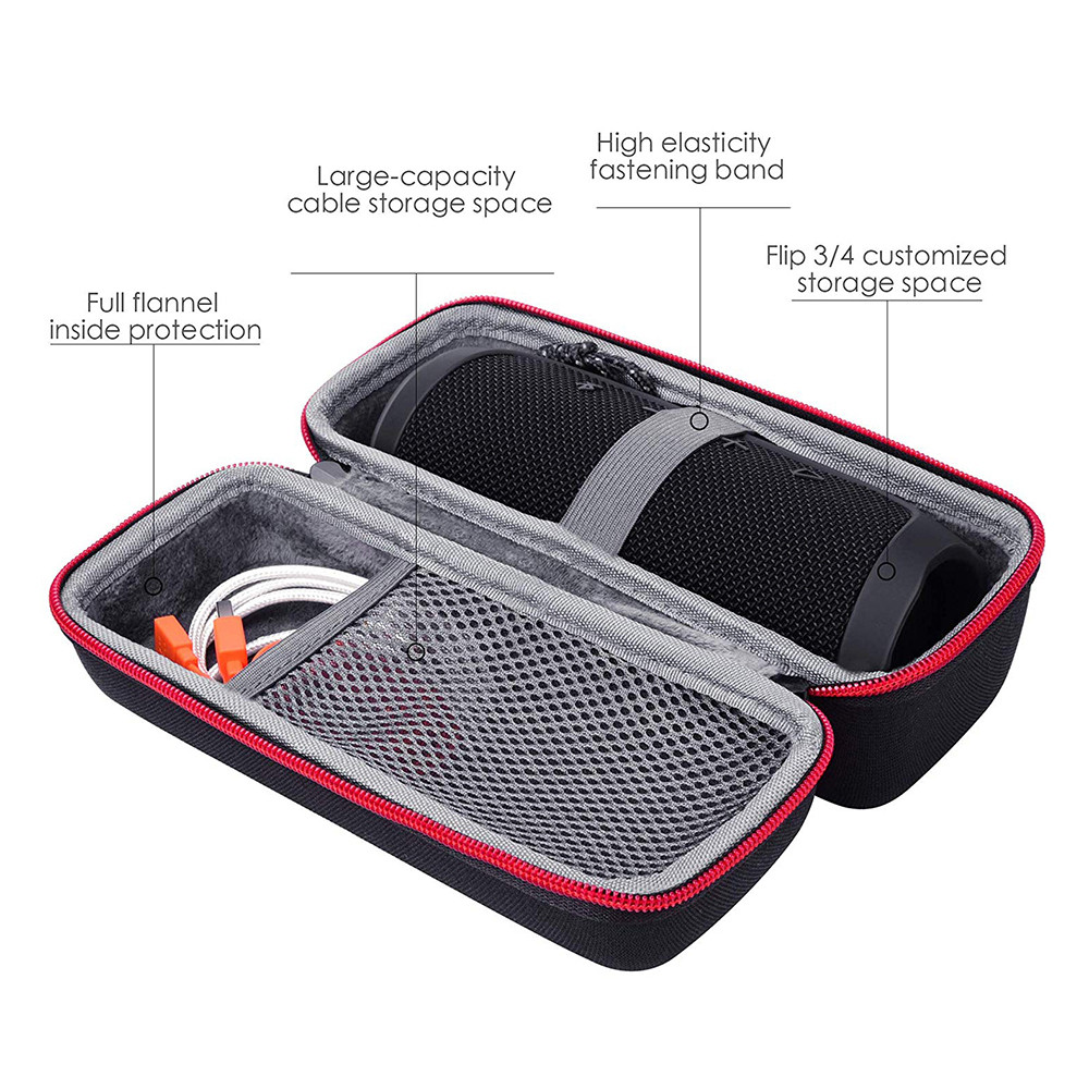 Hard EVA Travel Case for JBL Flip 1/ Flip 2/ Flip 3/ Flip 4 Sashproof Portable Bluetooth Speaker
