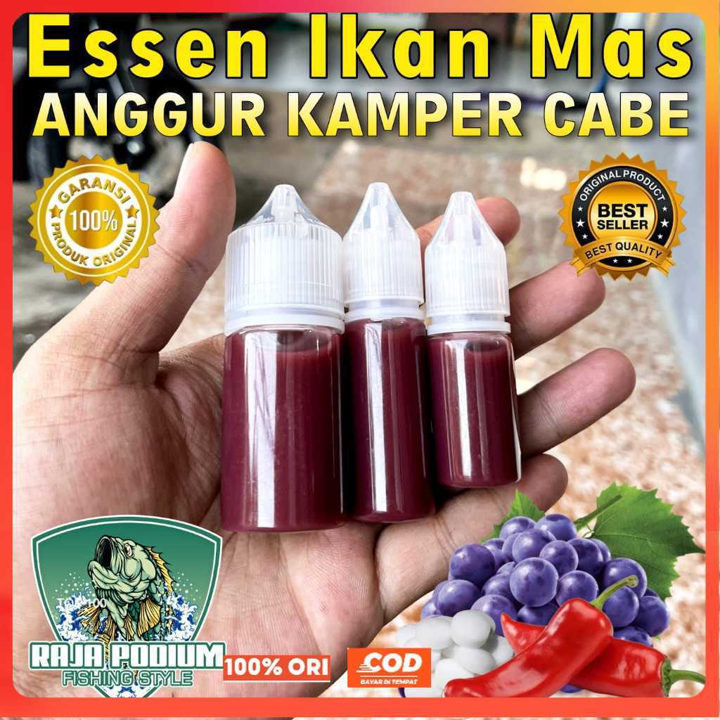 Essen oplosan ikan mas aroma anggur kamper cabe dominan anggur