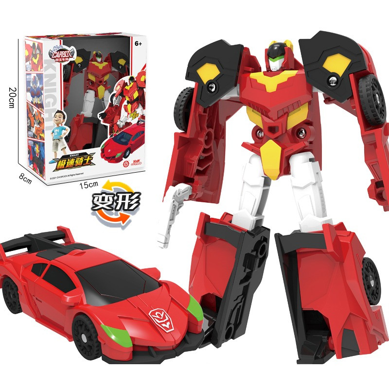 Hello Carbot Deformation Robot Toy Convertible Action Figure Mini Plastic Model Robot Car Toy Anime 