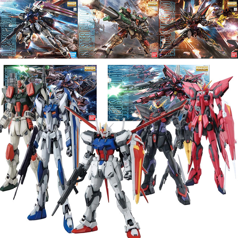 Bandai GUNDAM MG Series DUEL GUNDAM ASSAULTSHROUD/AEGIS GUNDAM Anime Action Figure Assembly Model To