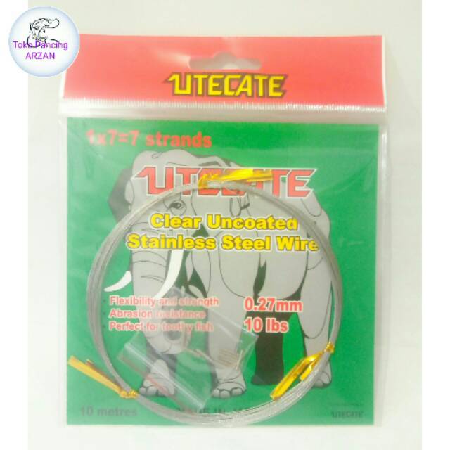 BRUNO6 Neklin / Kawat Sling UTECATE / CATFISH 1x7 Panjang 10 M murah