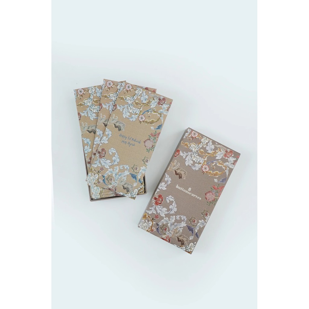 Buttonscarves The Royale Envelope - Khaki