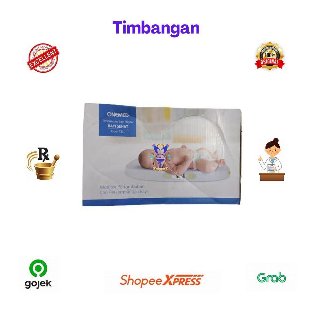 ONEMED TIMBANGAN BAYI DIGITAL 7230 (Bgv)