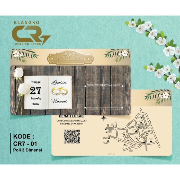 Blangko Undangan 01 CR7 Invitation