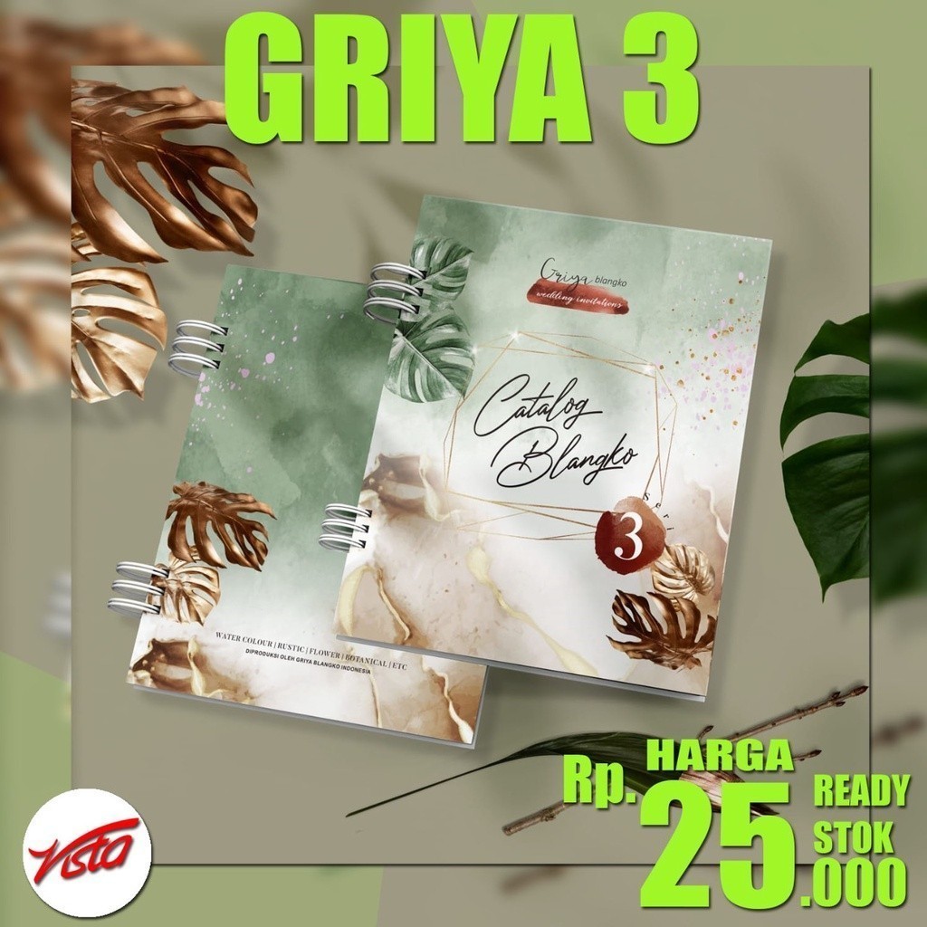 Katalog Undangan Griya  Seri 3 (Blangko Center)