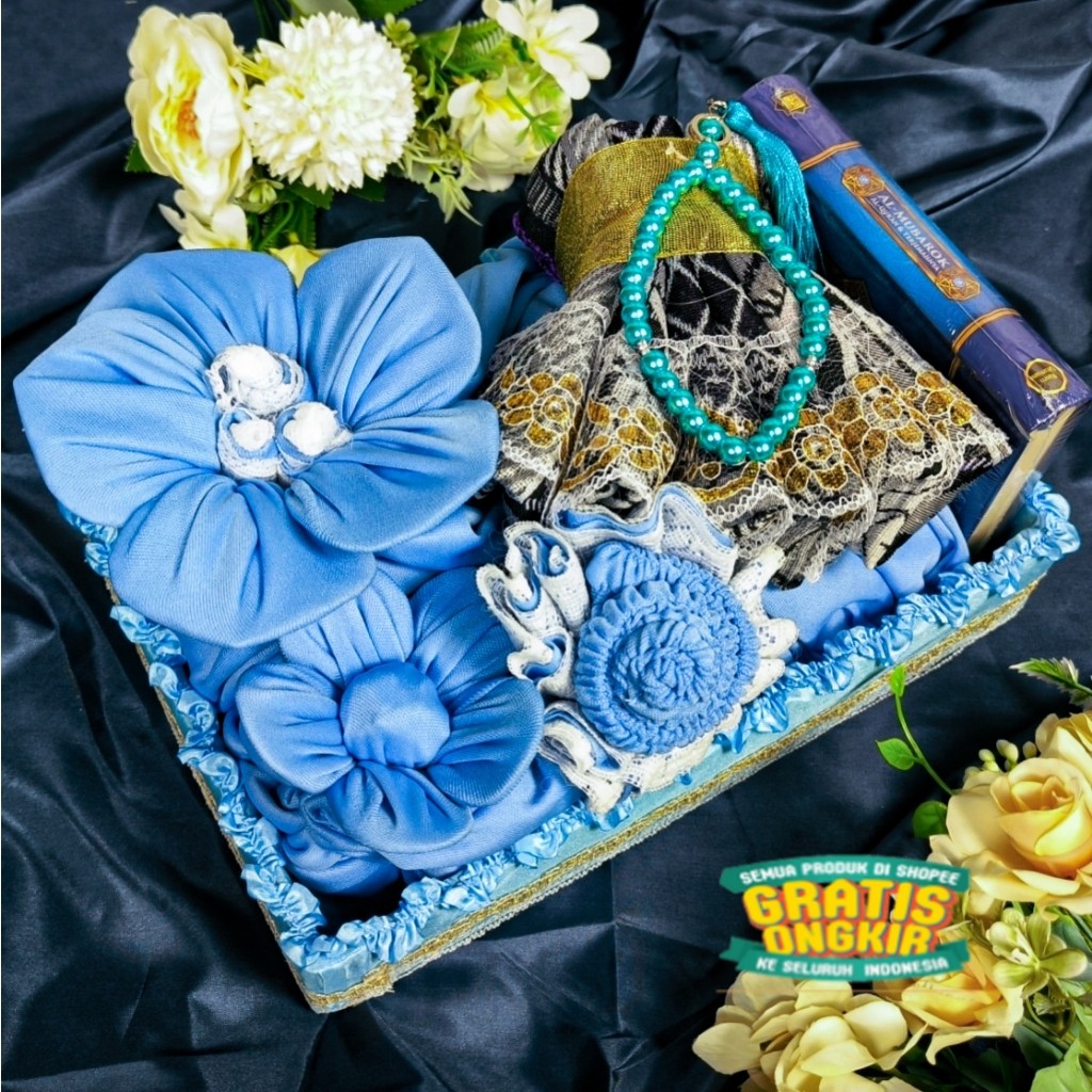 Hampers seperangkat alat sholat/ seperangkat alat sholat mahar/ seperangkat alat sholat seserahan/ s