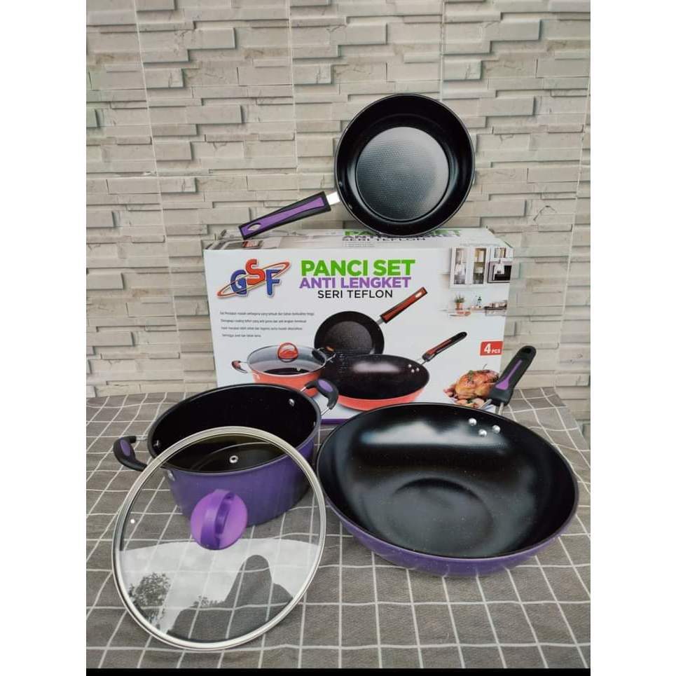 TerbaruPANCI SET GSF G-2429 / PANCI SET ANTI LENGKET GSF 2429 / PANCI SET TEFLON GSF 2429 / PANCI SE