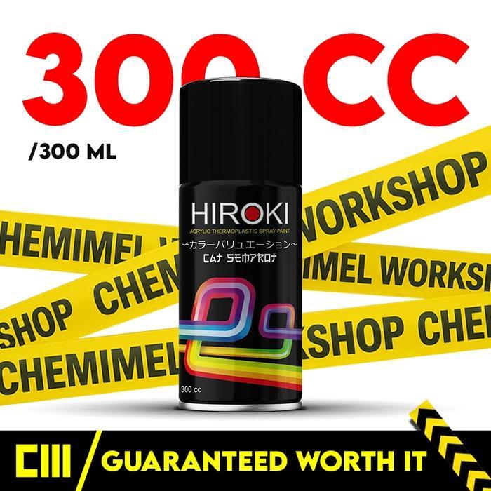 Cat Semprot Hiroki Warna Biru 502 Pilok Biru Solid Cat motor-cat plastik-cat besi - 300 CC/ML