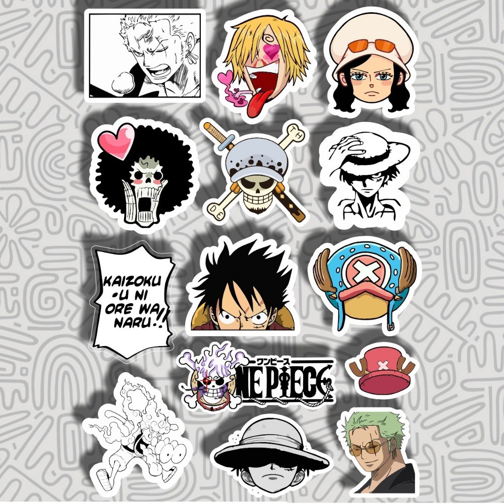 Sticker Pack OnePiece || Stiker Helm OnePiece Luffy