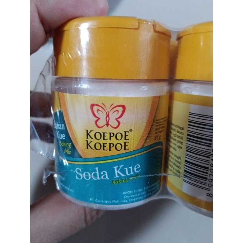 Soda kue baking soda koepoe koepoe kupu kupu bahan pengembang kue