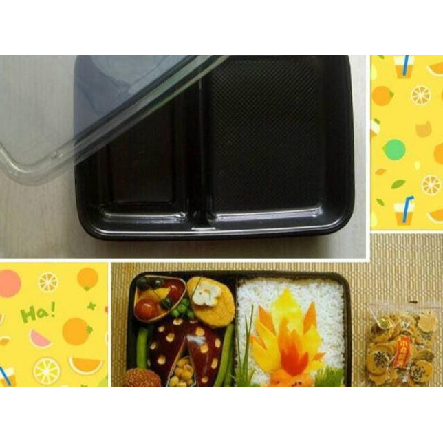 MIKA BENTO LUNCH BOX  SEKAT 2 -TEMPAT MAKAN BENTO - SEKAT 2