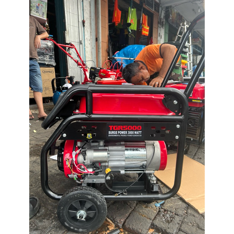 FO Genset 3000 Watt TIGER TGR 5000 Genset Bensin TIGER TGR5000