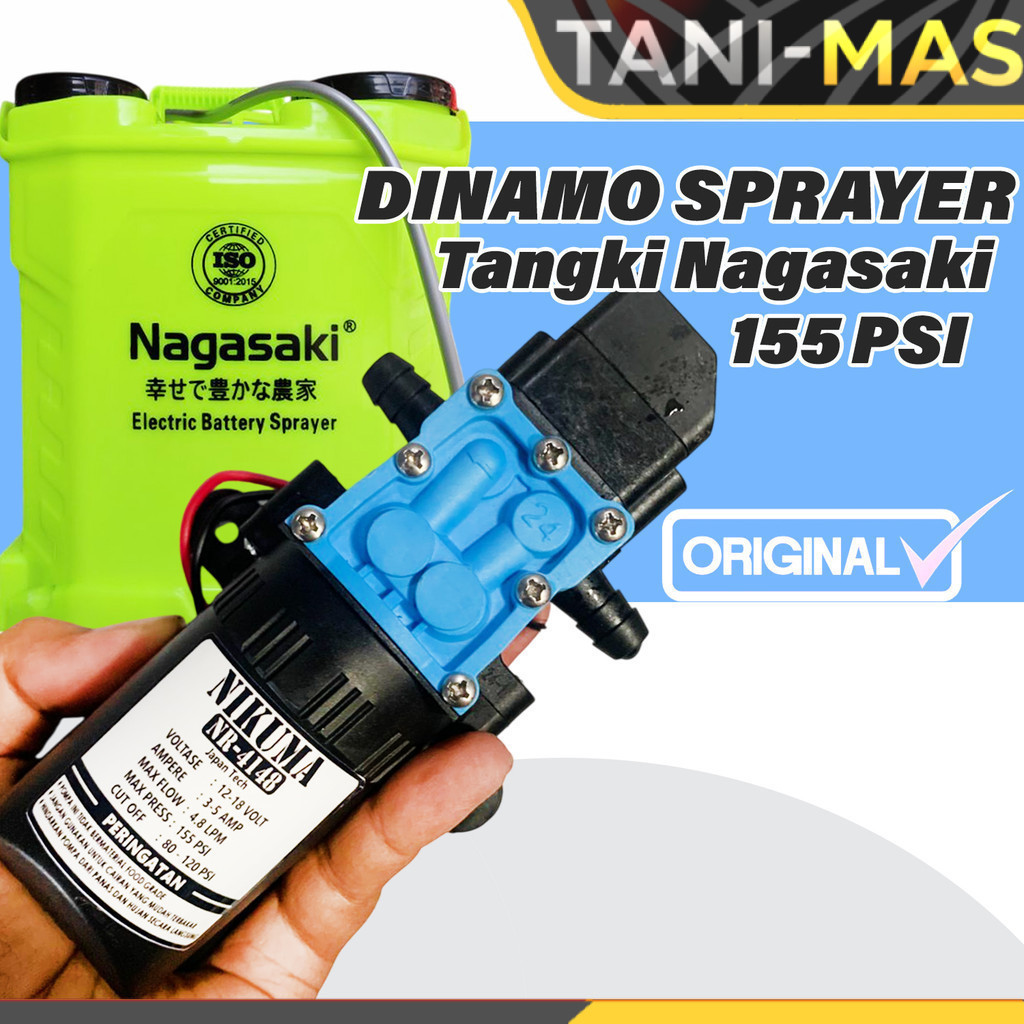 Dinamo sprayer Nagasaki & Nagawa 155 PSI - Dinamo sprayer khusus untuk Tangki Nagasaki & Nagawa - OR