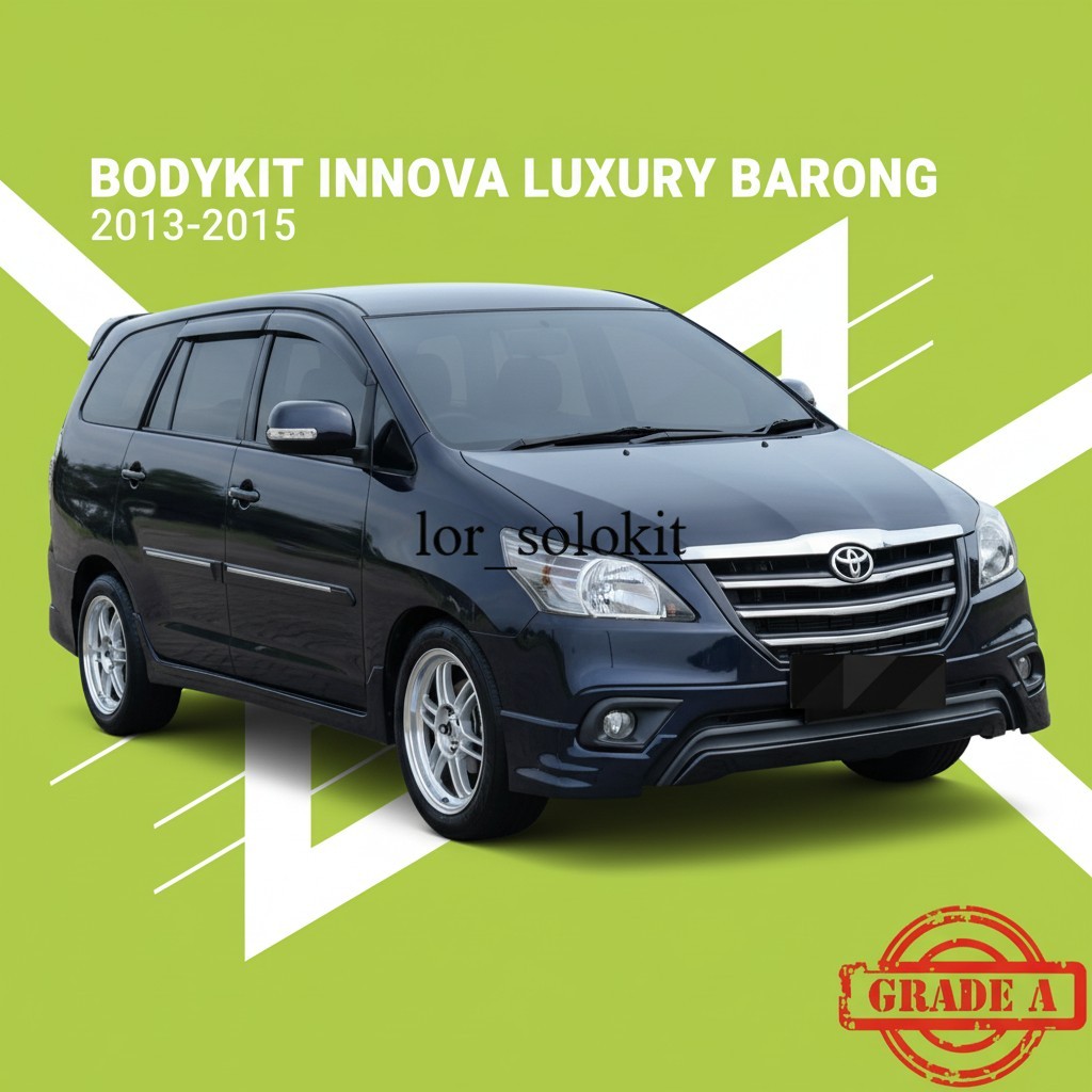 Bodykit Toyota Innova E Barong Upgrade Luxury 2013-2015 Body Kit