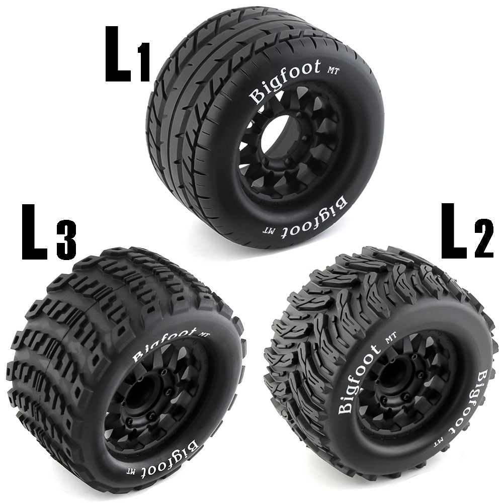 2PCS 12/14mm Tires Wheel Hub for RC Car 1/10 Monster Truck Off-road Traxxas TRX4 Axial SCX10 HPI HSP