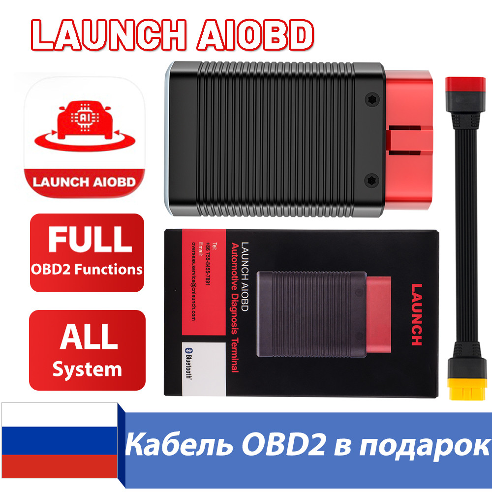 LAUNCH AIOBD Bluetooth Connector Automotive OBD2 Scanner 16pin OBD2 cable Full OBD Function for Andr