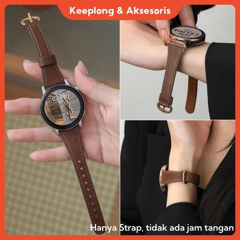 Leather Strap for Huawei GT6 / GT5 GT4 41mm Huawei Watch GT6 41MM 18mm Quick Release Strap Retro Bro