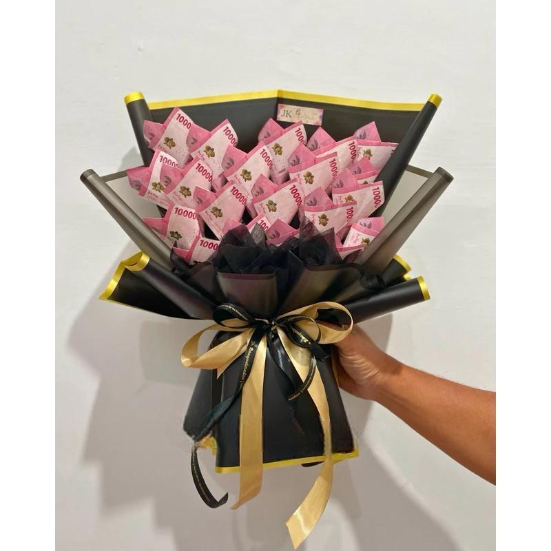 [hello.missflorist] [BISA KIRIM HARI INI] BU050 Folded Money Bouquet pecahan 100rb / buket uang / bu