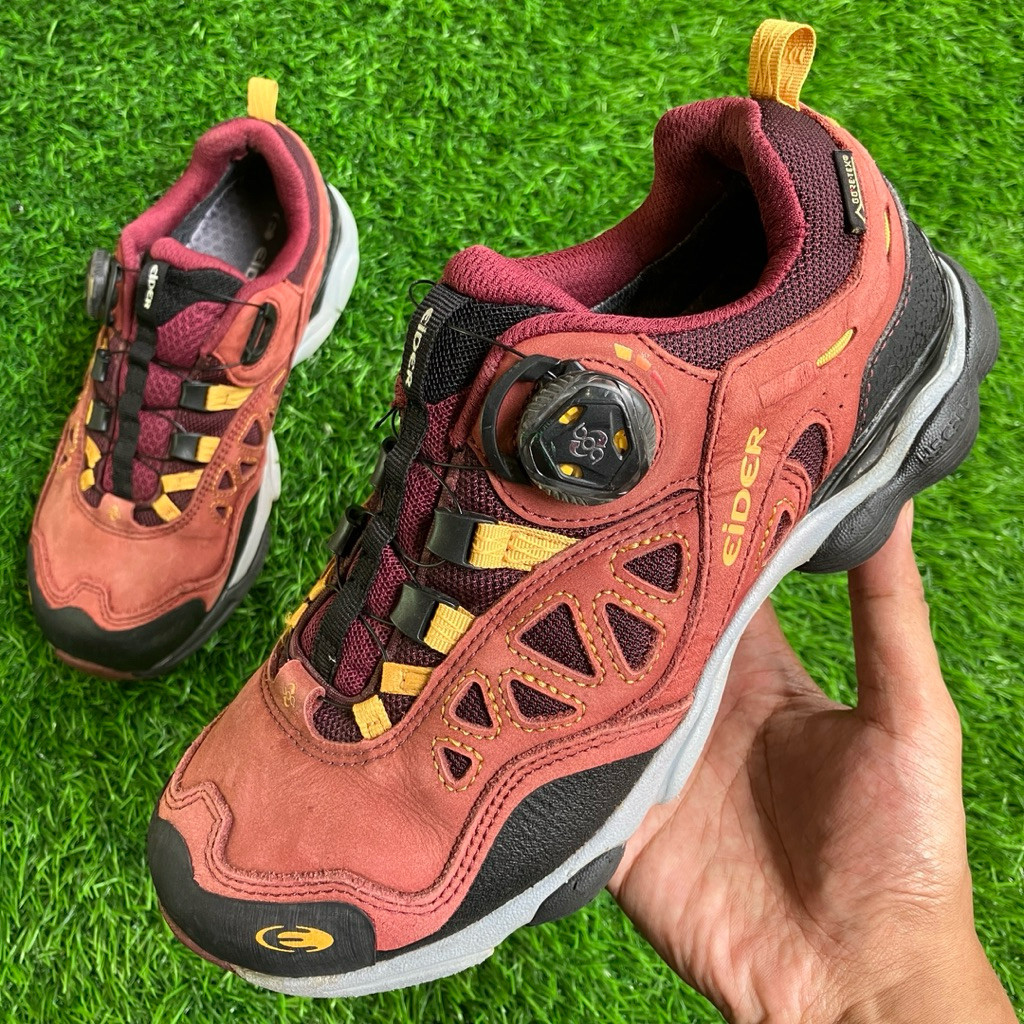 Sepatu Gunung Eider Trail Running Leather Boa ukuran 38 Outdoors shoes Tangan Ke-2