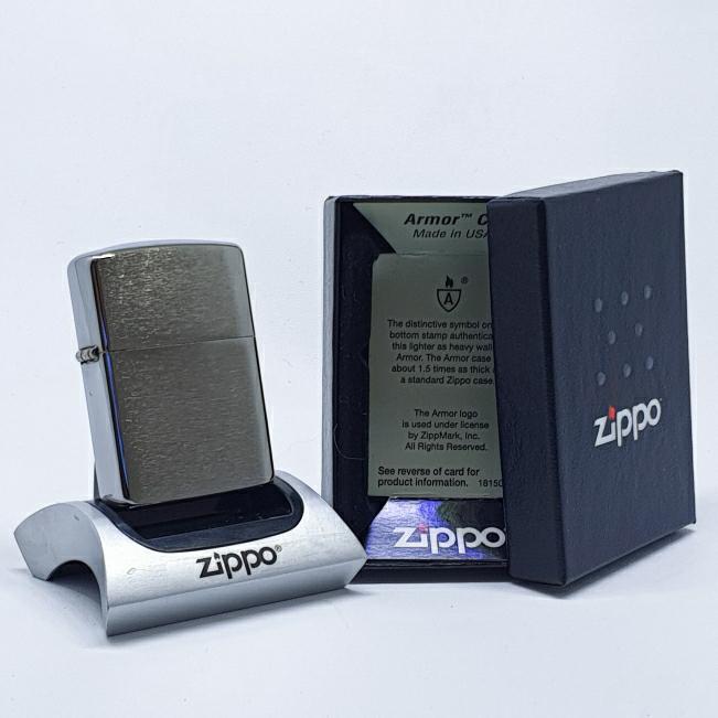 Original Zippo Armor Brushed Chrome 162