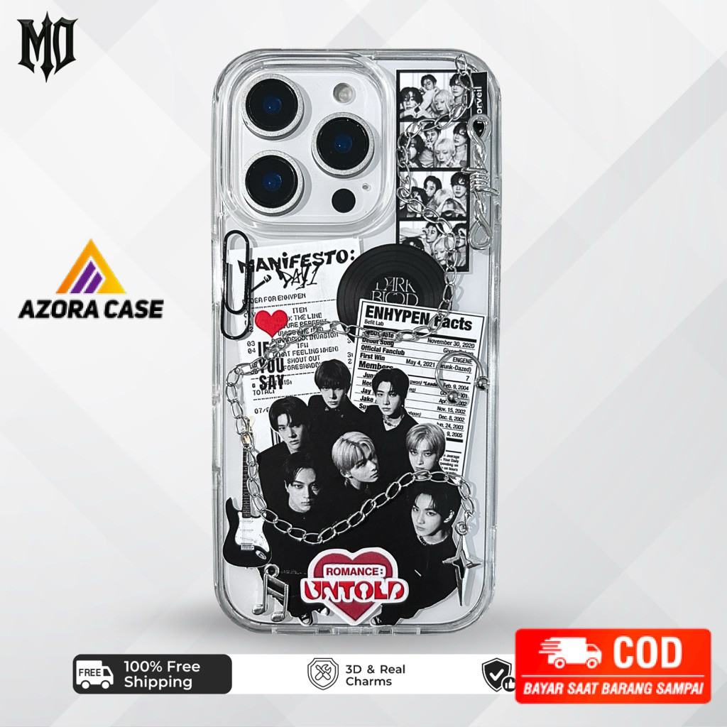 [AZ] Signature - ENHYPEN KPOP CASE HP IPHONE ANDROID casing handphone resin unik aesthetic keren got