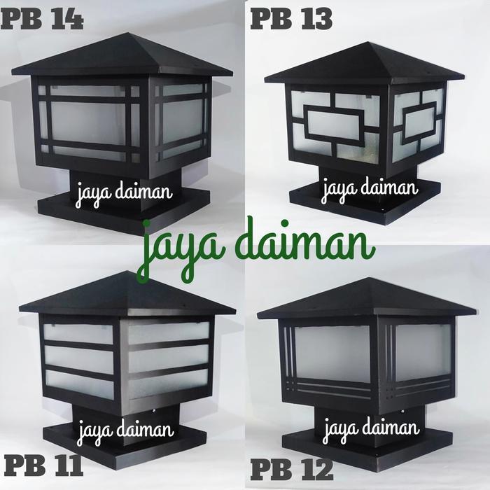 Lampu Pilar pagar Besar/Lampu taman pilar pagar PB